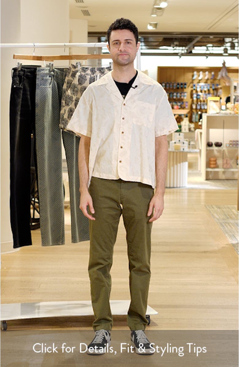 Fin Tonal Pattern Camp Shirt, sales video thumbnail