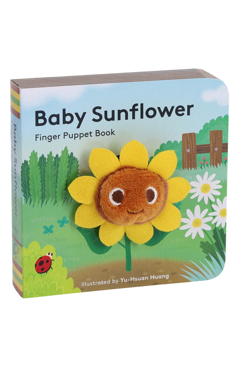 Chronicle Books 'Baby Sunflower' Finger Puppet Book, Alternate, color,