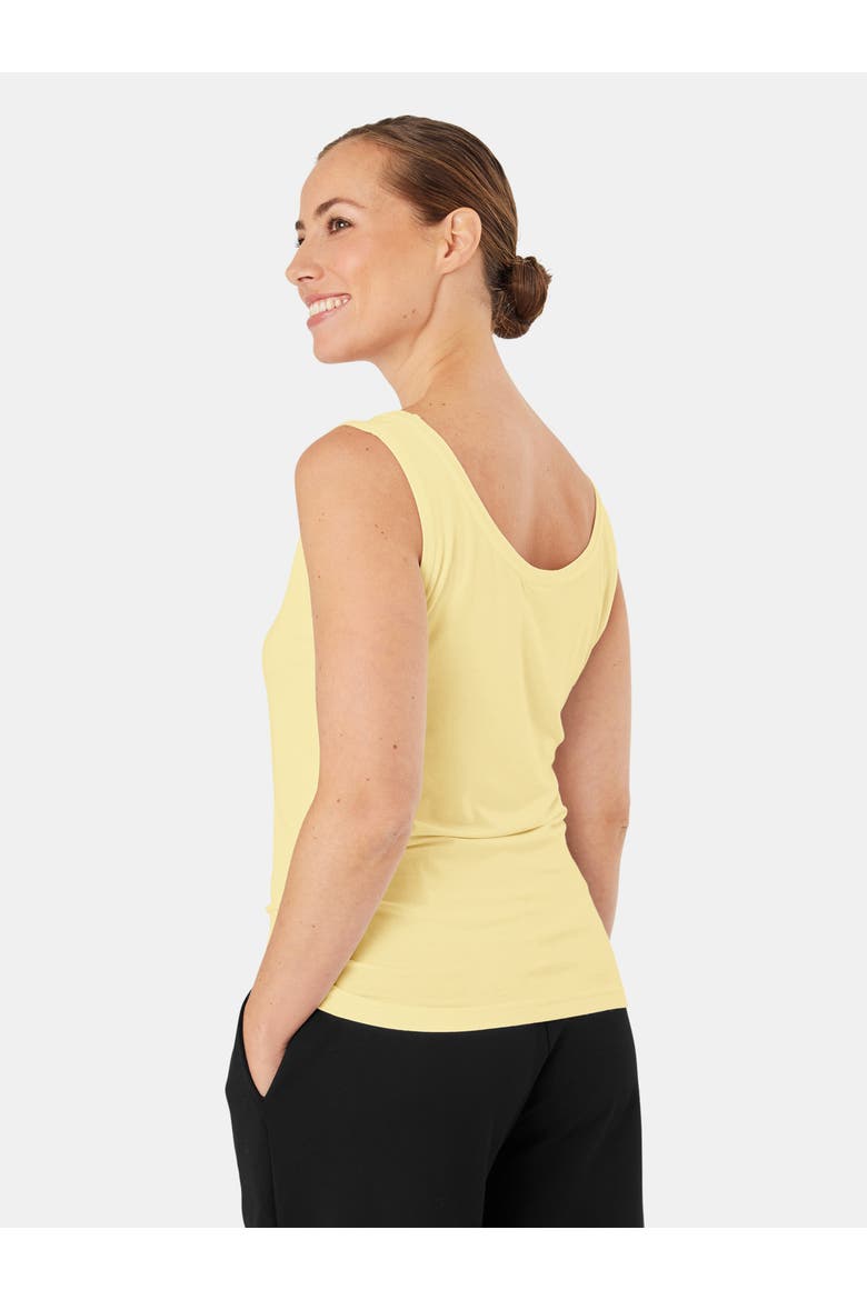 Maels Scoop Neck Vest, Alternate, color, Lemonade