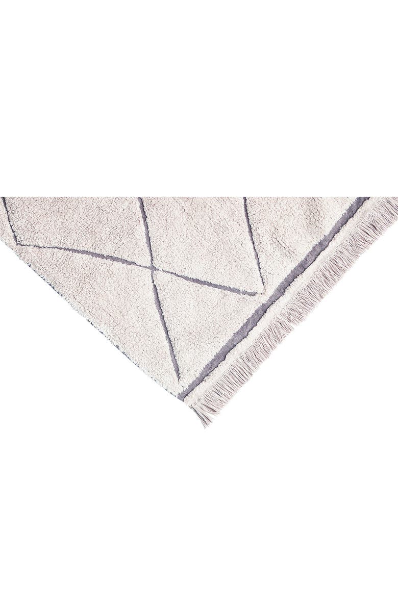 Lorena Canals RugCycled Bereber Washable Cotton Blend Rug, Alternate, color, Natural Rugcycled Yarn