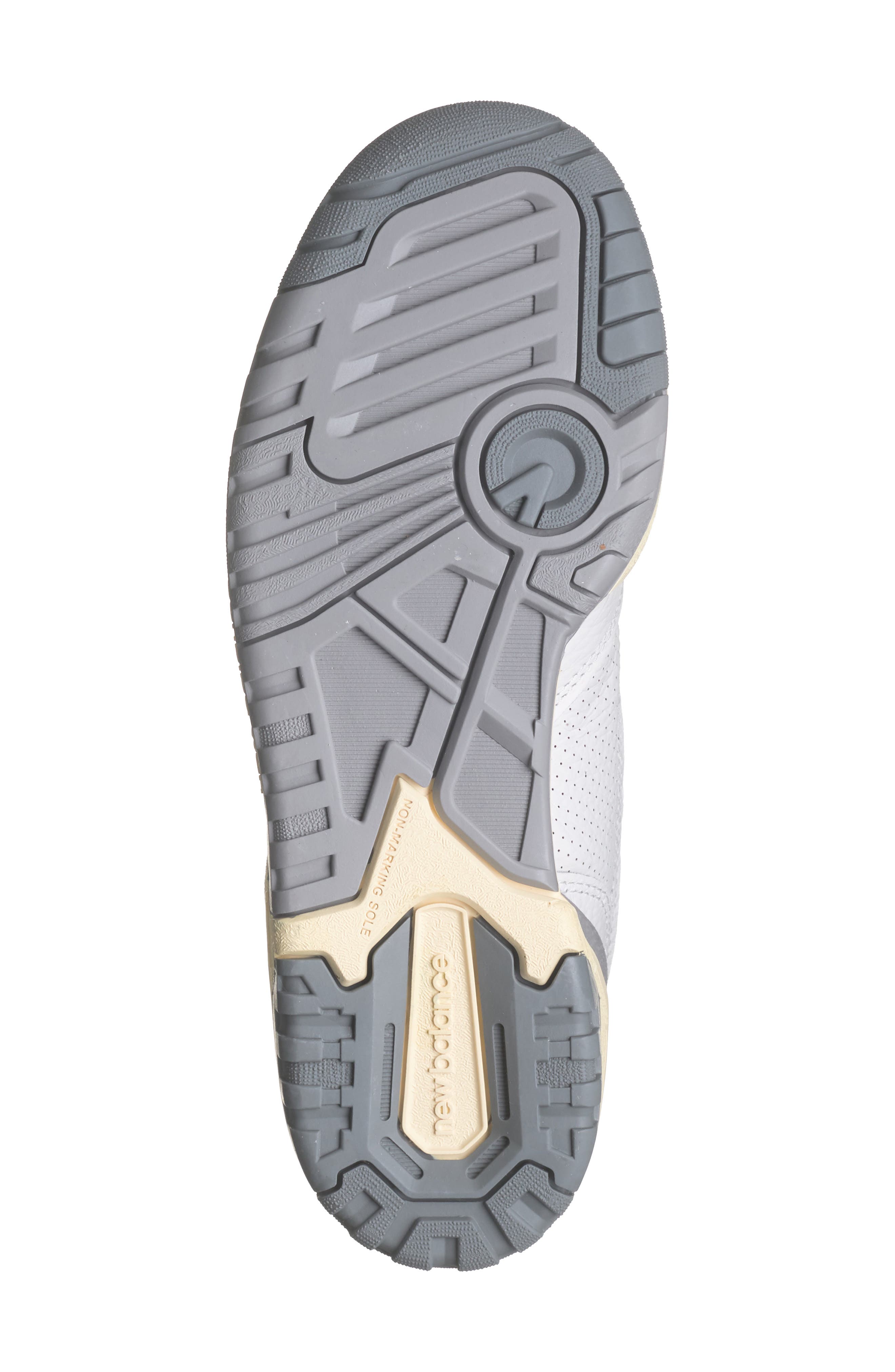 New Balance 550 Basketball Sneaker, Alternate, color, Sea Salt/ Team Away Grey