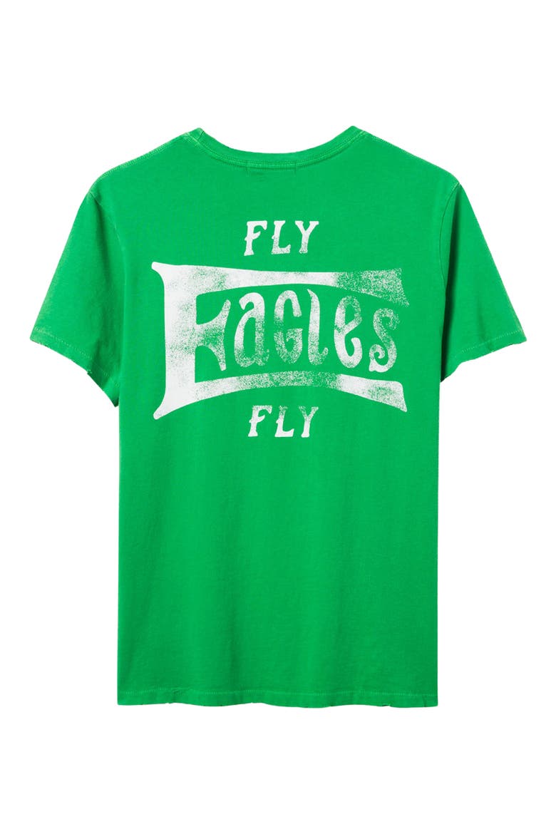 Philadelphia Eagles Fly Cotton Graphic T-Shirt, Alternate, color, KELLY