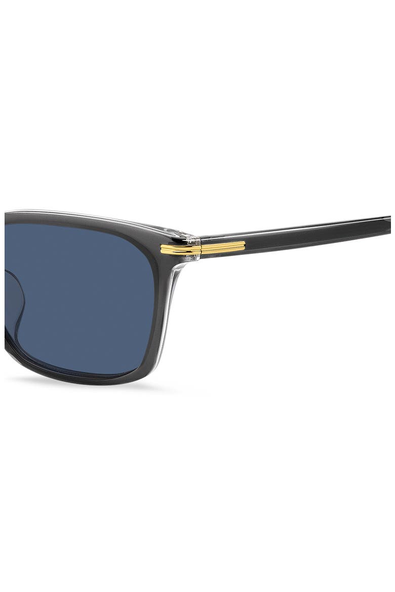 56mm Square Sunglasses, Alternate, color, GREY