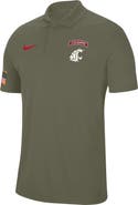 Nike Men's Nike  Olive Washington State Cougars Military Appreciation Tour Performance Polo