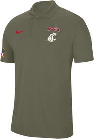 Nike Men's Nike  Olive Washington State Cougars Military Appreciation Tour Performance Polo