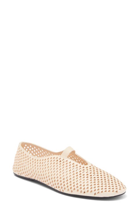 Stunz Perforated Mary Jane Flat (Women)