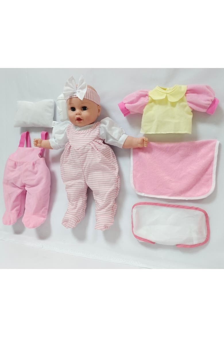 16" Soft Baby Doll Playset, Alternate, color, Multicolored