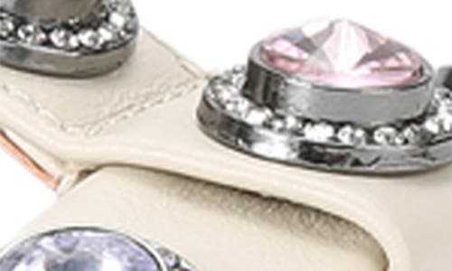 Kurt Geiger London Octavia Embellished Slide Sandal In Open White