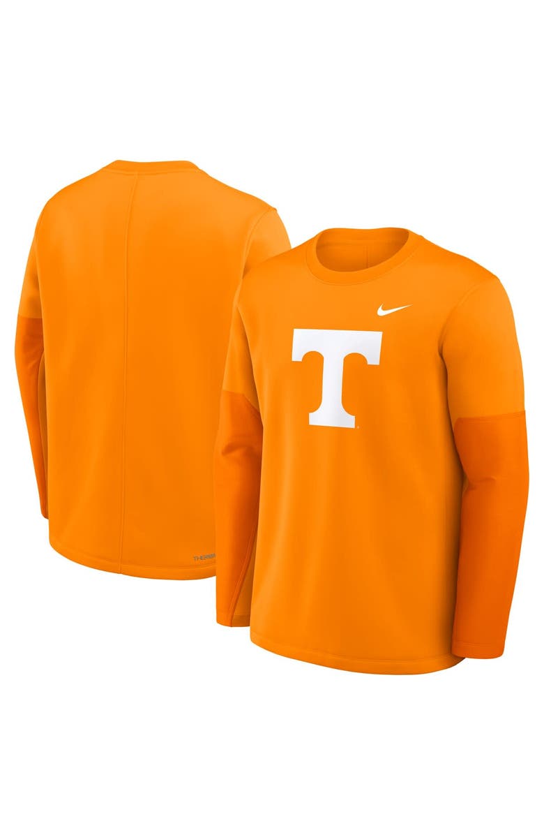 Nike Men's Nike Tennessee Orange Tennessee Volunteers 2025 Sideline Coach Performance Long Sleeve T-Shirt, Alternate, color, Tennessee Orange