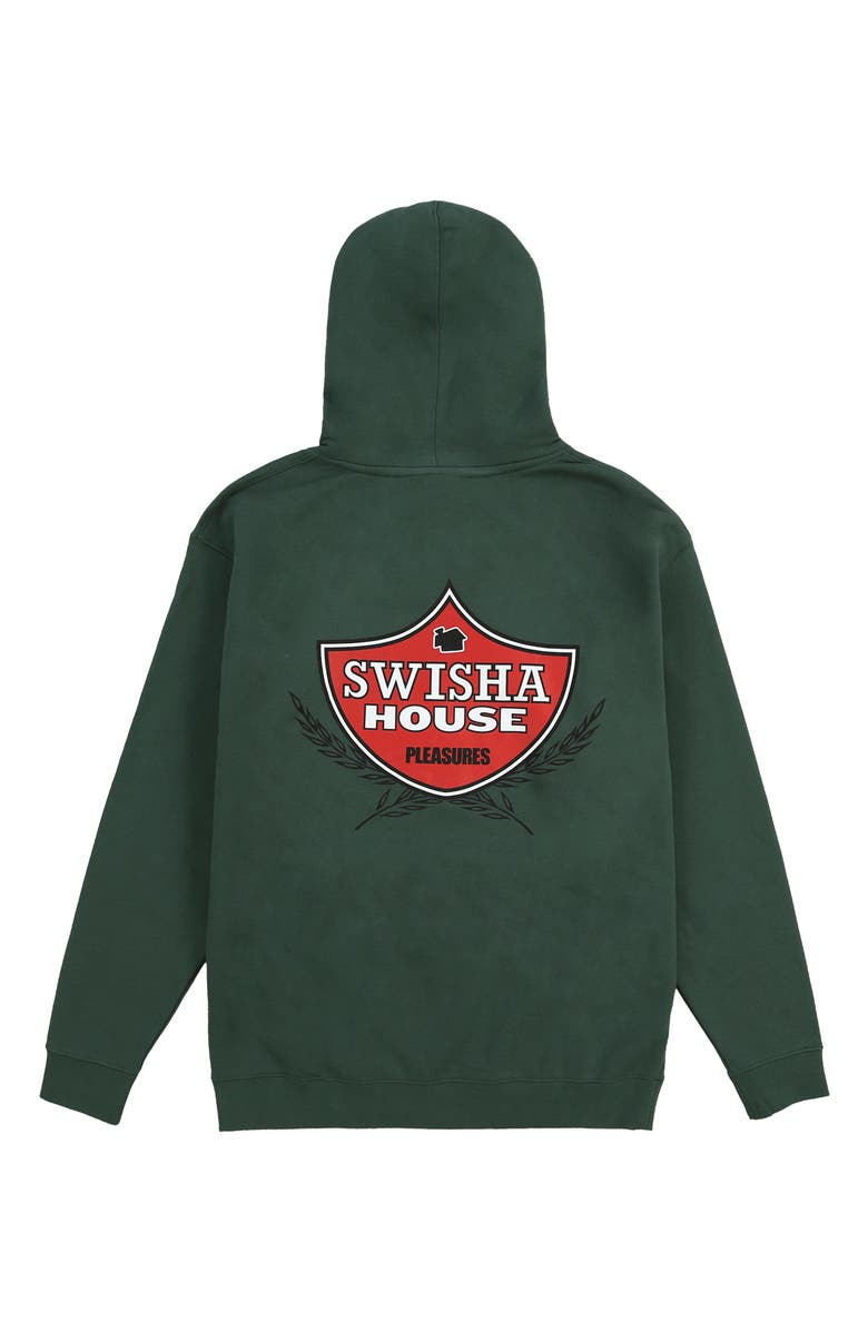 PLEASURES Swisha Logo Hoodie, Alternate, color, 