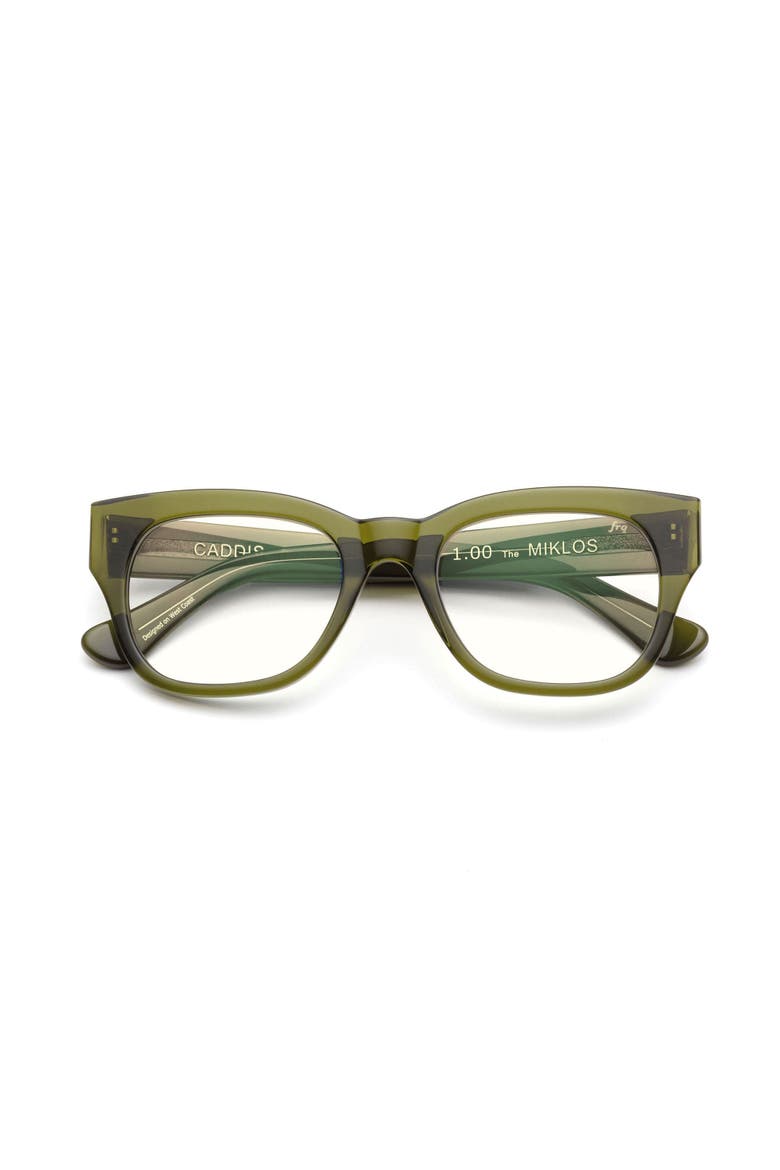 Miklos | Reading Glasses, Main, color, Heritage Green