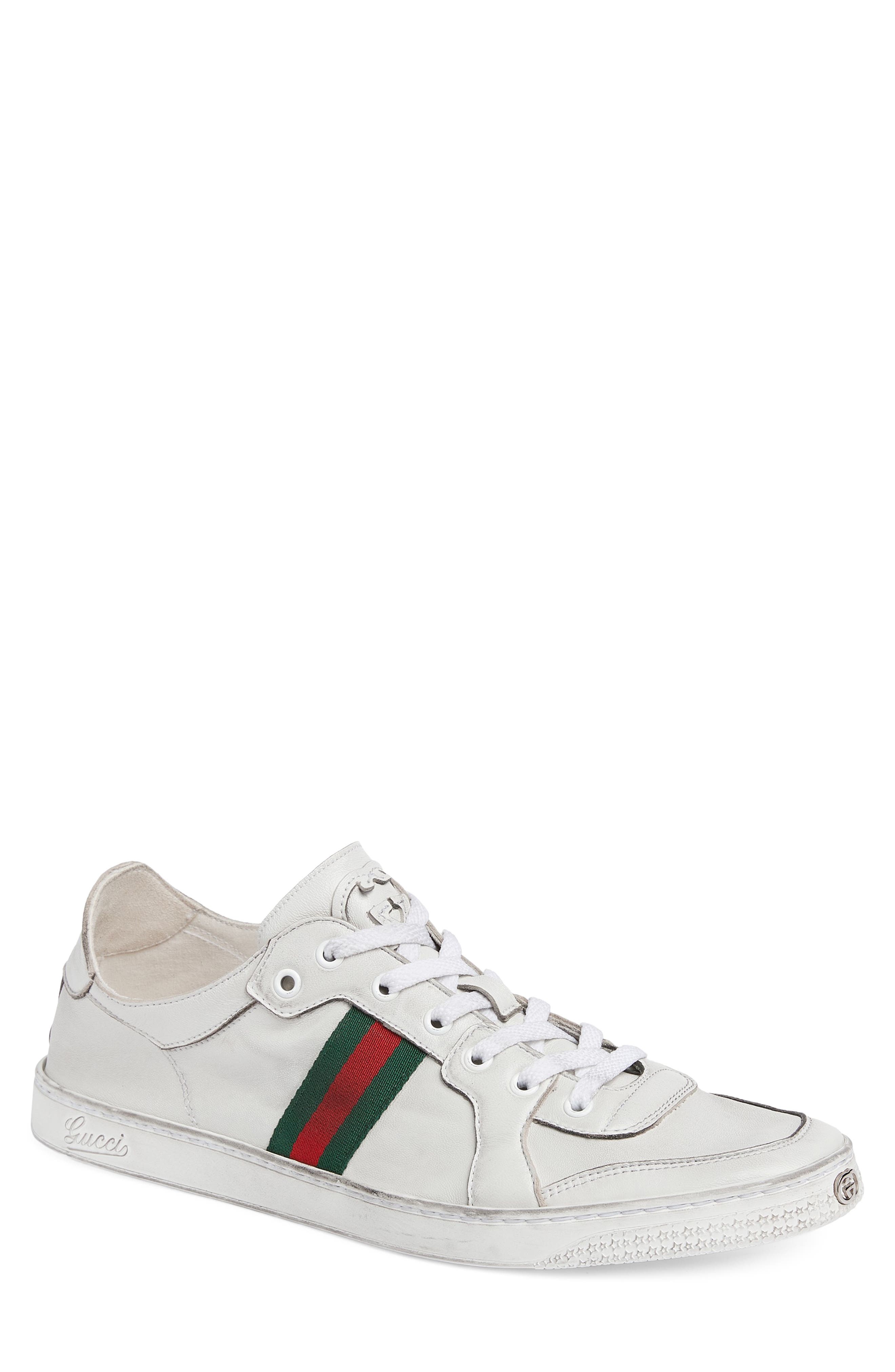Gucci Coda Low Top Sneaker, Main, color, White