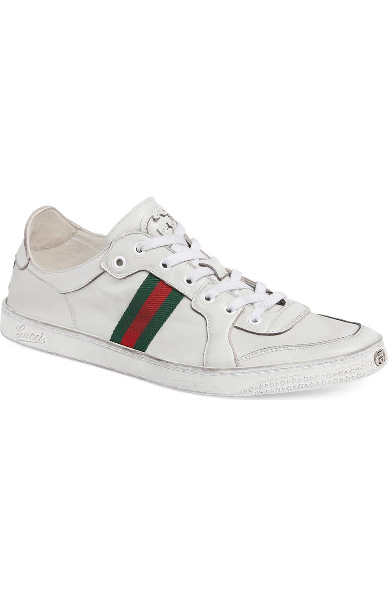 Gucci Coda Low Top Sneaker, Main, color, White