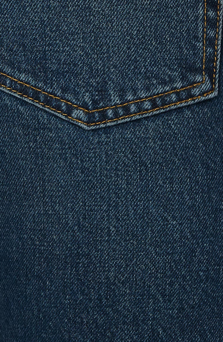 Boyish Jeans The Darcy High Waist Raw Hem Crop Flare Jeans, Alternate, color, 