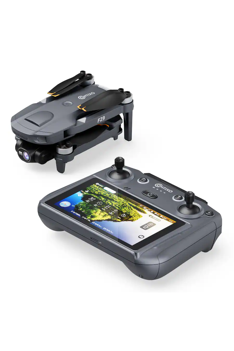 Foldable GPS Drone with UHD Camera, Alternate, color, Black