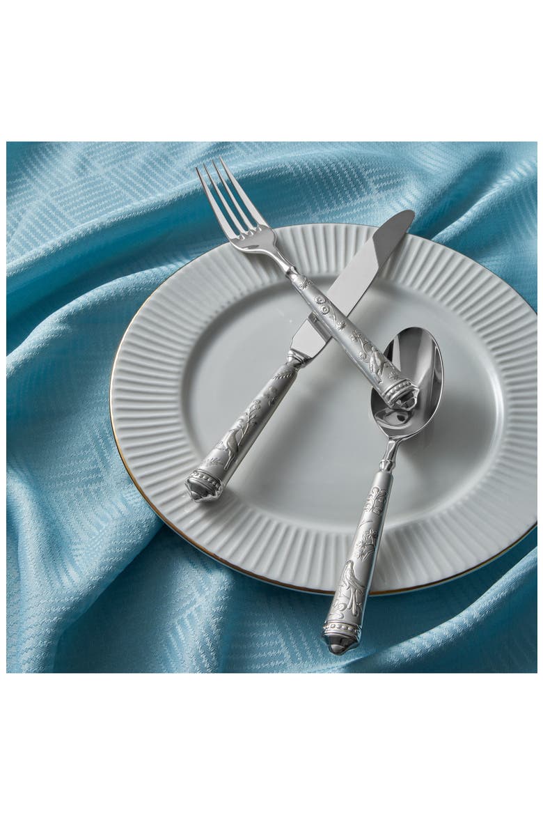 Bird of Paradise 20-Piece Flatware Set, Alternate, color, SILVER