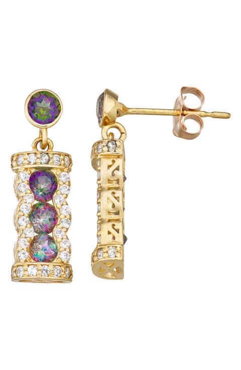 10K Gold Drop Earrings