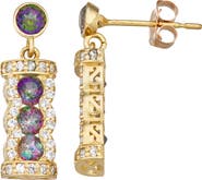 FZN 10K Gold Drop Earrings