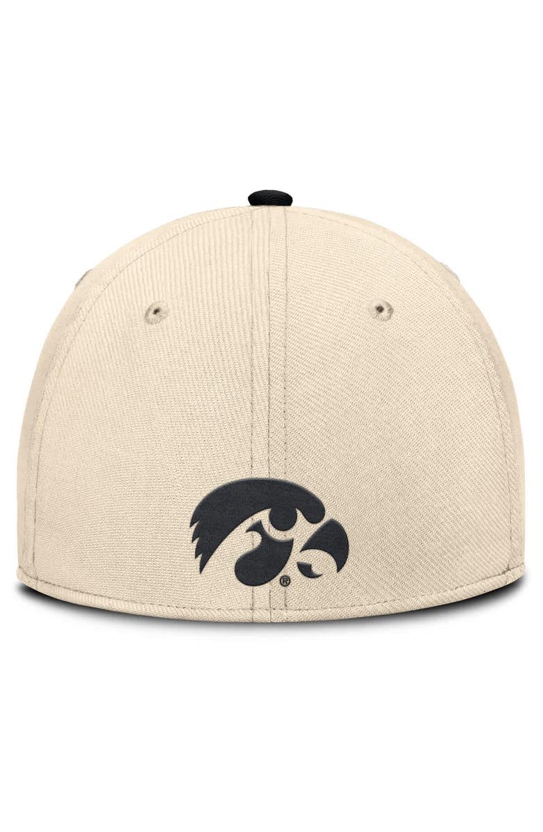 Nike Men's Nike Natural Iowa Hawkeyes 2026 Primetime Swooshflex Hat, Alternate, color, Natural