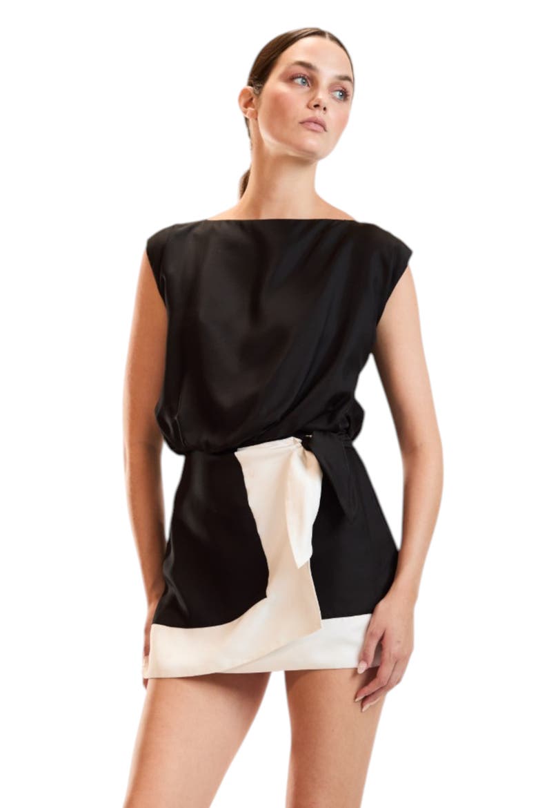 Domino Dress, Main, color, Black