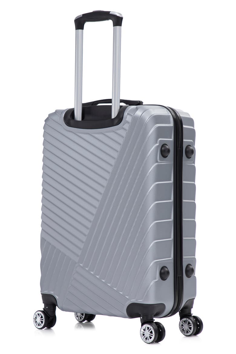 Steelara 3-Piece Hardside Luggage Set, Alternate, color, TITANIUM SILVER