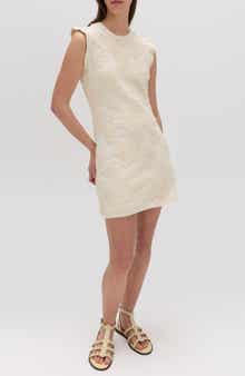 Floral Appliqué Minidress