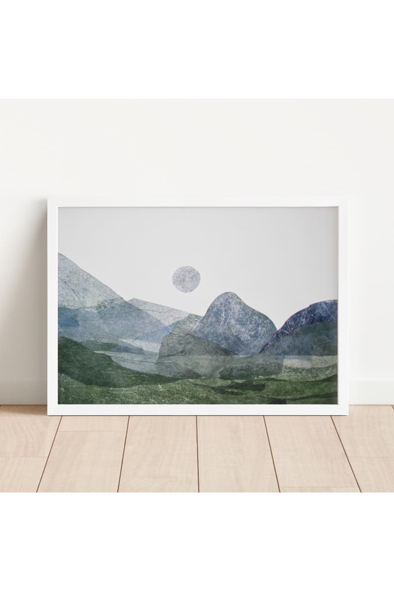 Cold Spring Framed Small Print, Alternate, color, Green