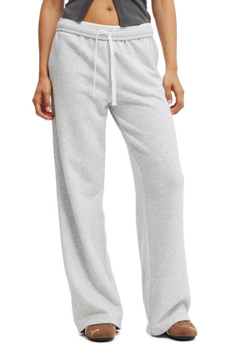 Women's Classic Fleece Wide Leg Sweatpant
