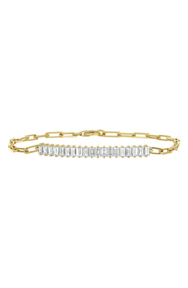 Bony Levy Varda Baguette Diamond Luxe Bracelet, Main, color, 