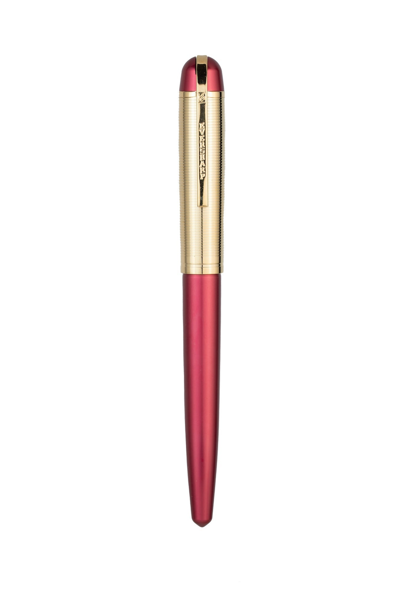 Skyline Fountain Pen, Main, color, Red Gold Medium