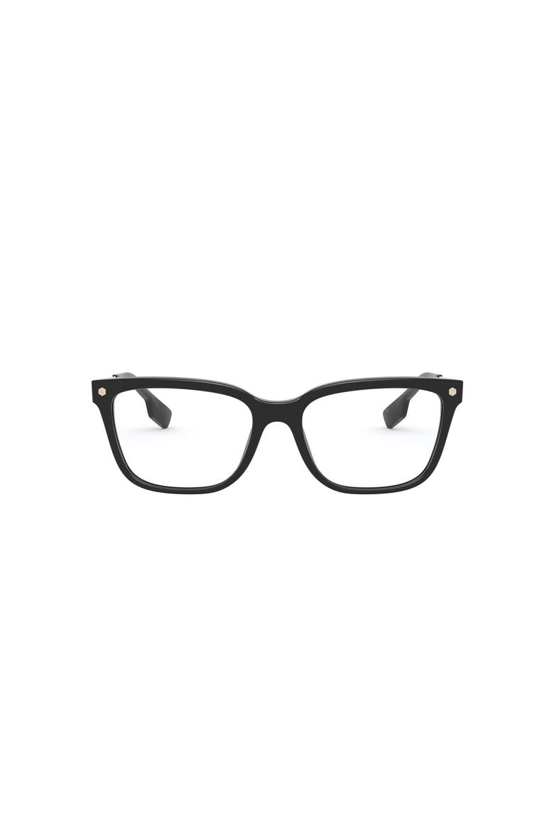 54mm Square optical glasses, Alternate, color, BLACK