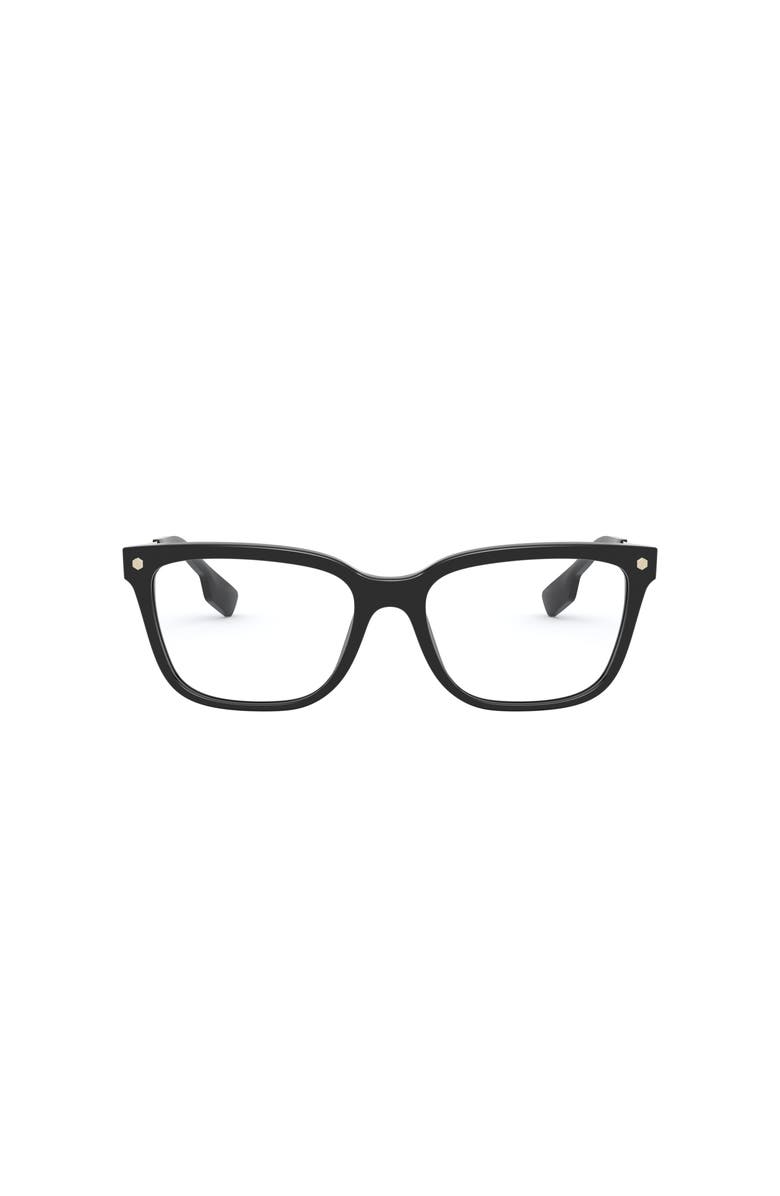 Burberry 54mm Square optical glasses, Alternate, color, Black