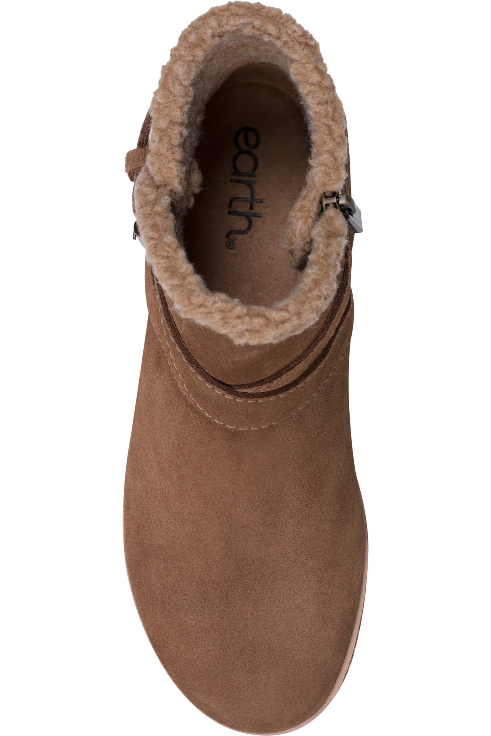 Hutton Brown Earth® Hutton Water Repellent Faux Fur Lined Bootie (Women) | Nordstrom