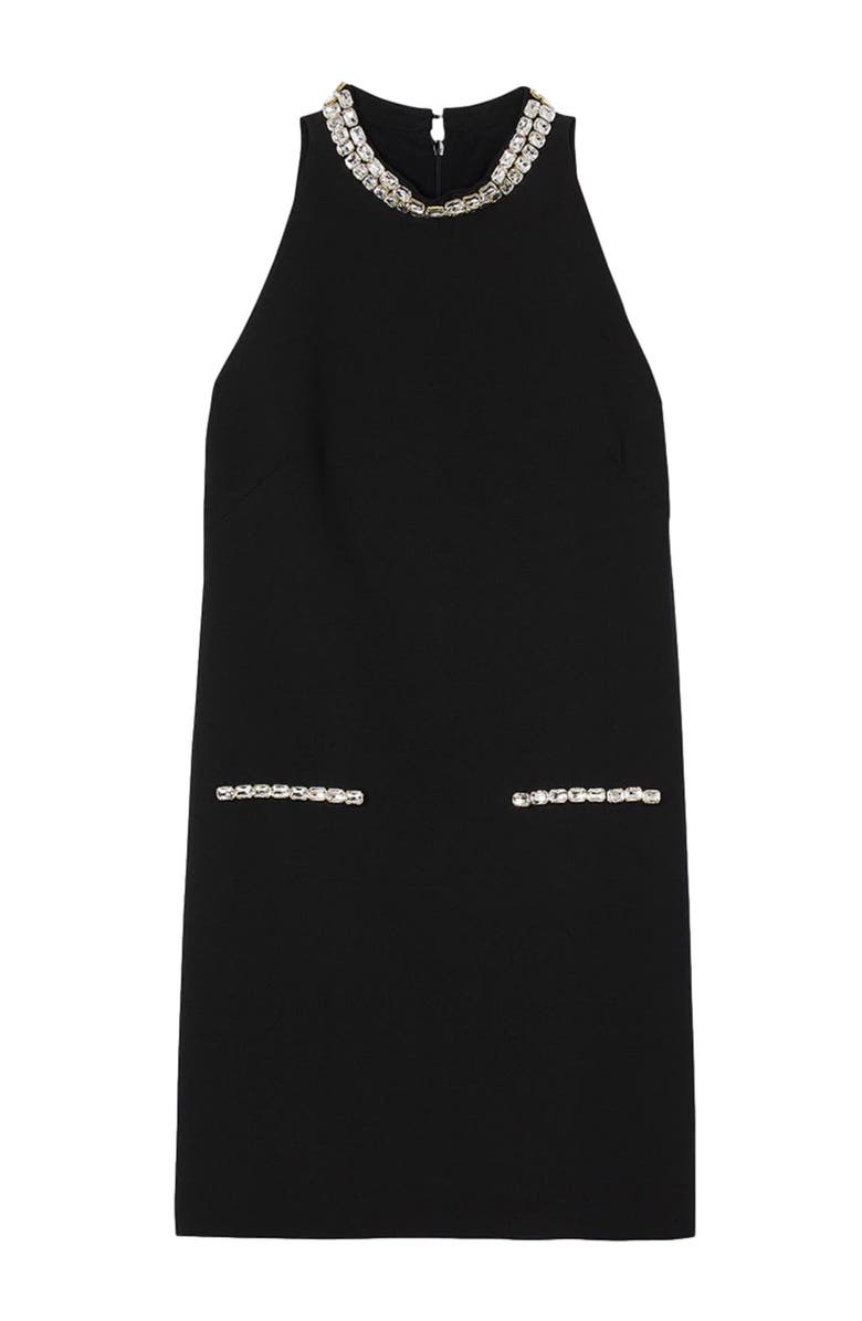 SANDRO Rhinestone dress, Alternate, color, 