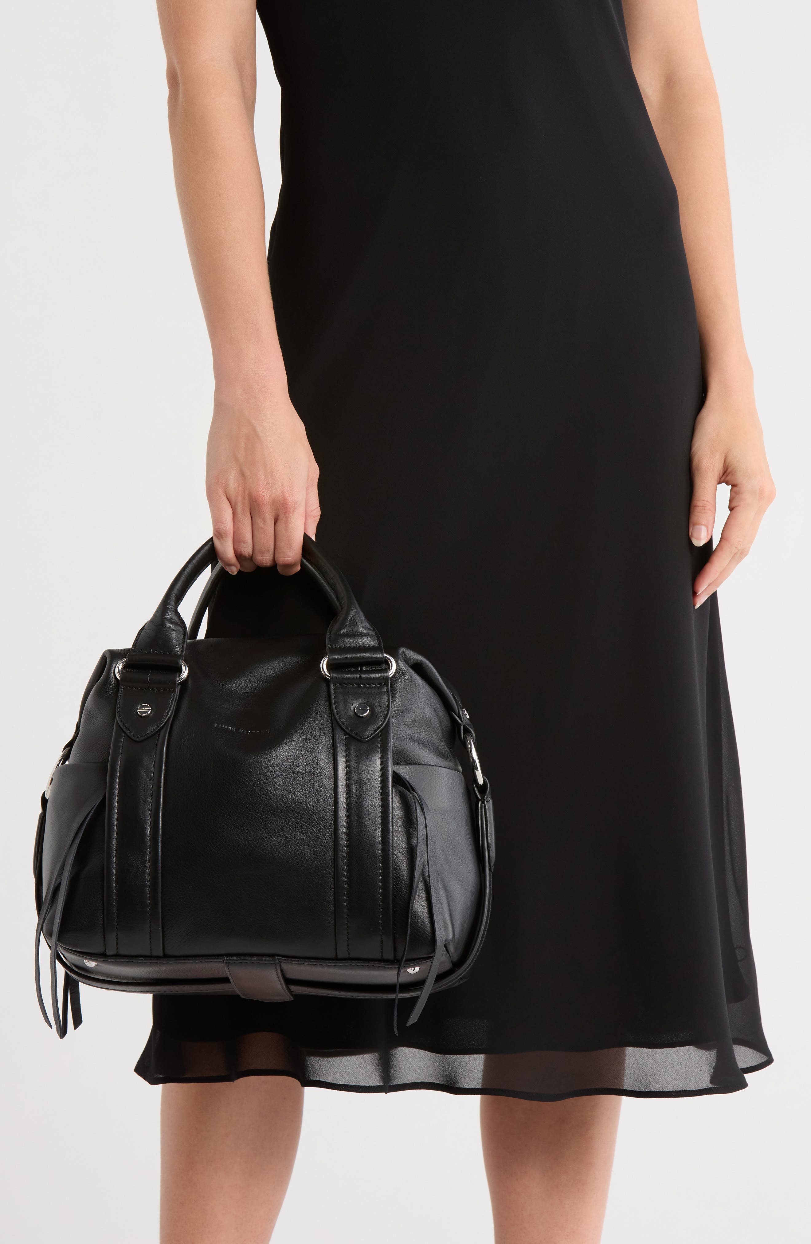 AIMEE Sierra Satchel Bag, Alternate, color, Black