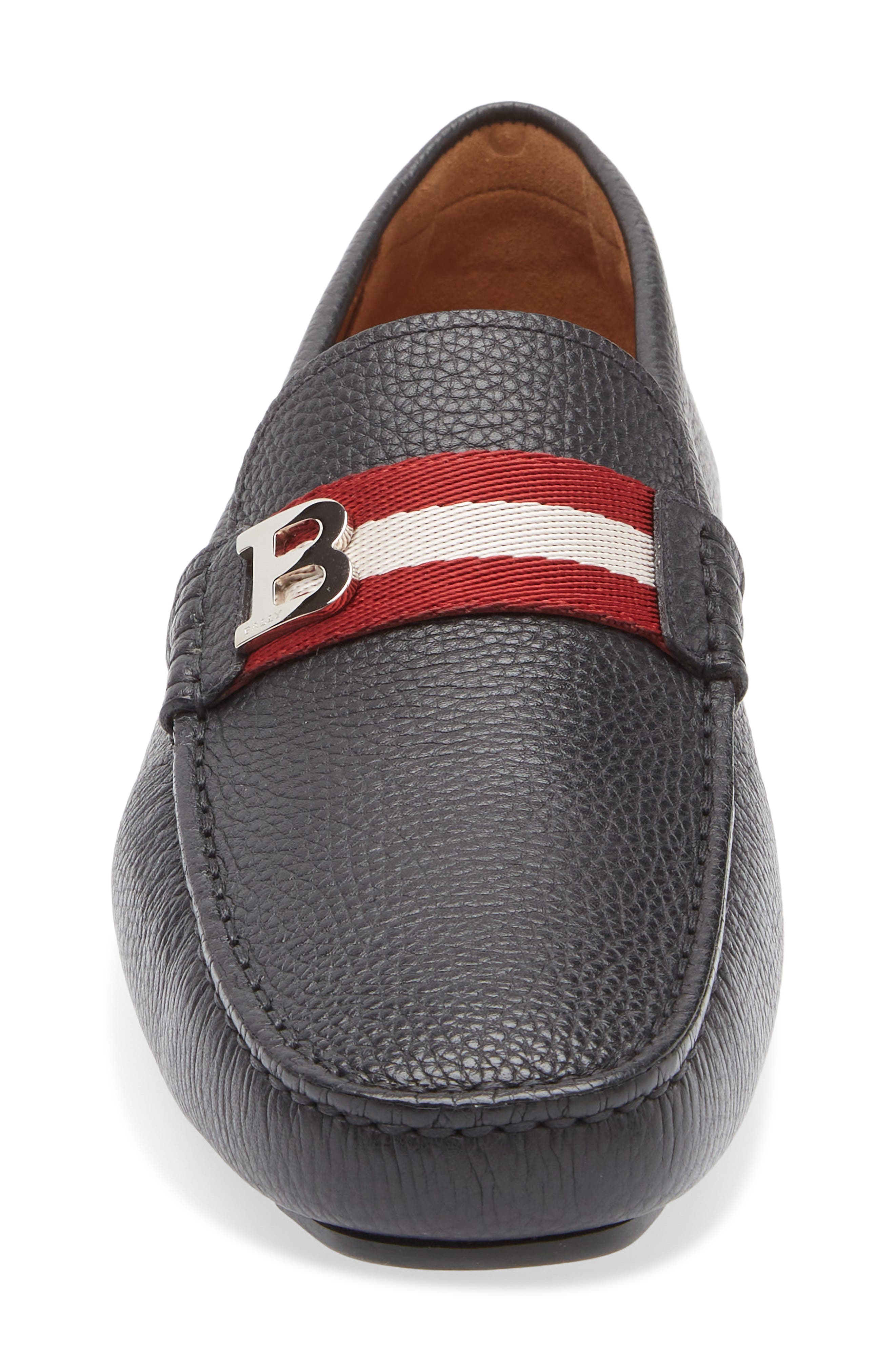 Bally Wiliam Driving Loafer, Alternate, color, Black