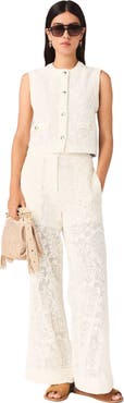 maje Guipure Lace Jacket