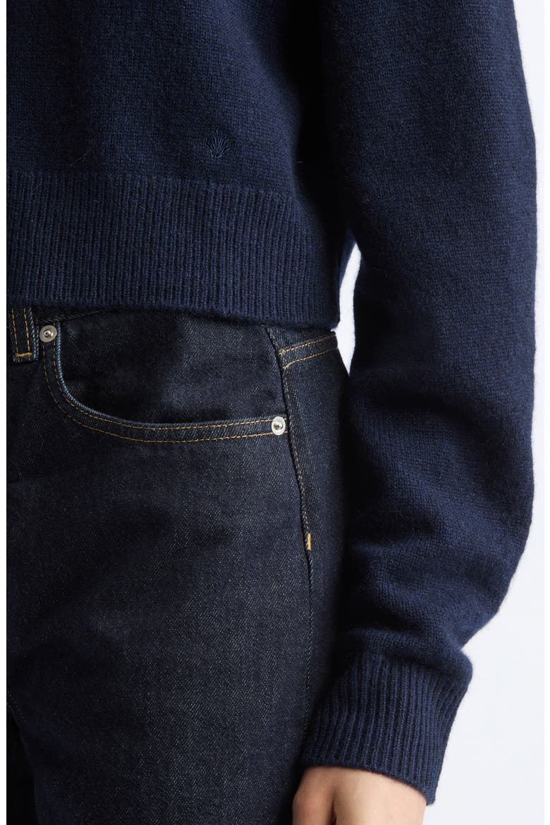 Heike Crop Cardigan, Alternate, color, NAVY