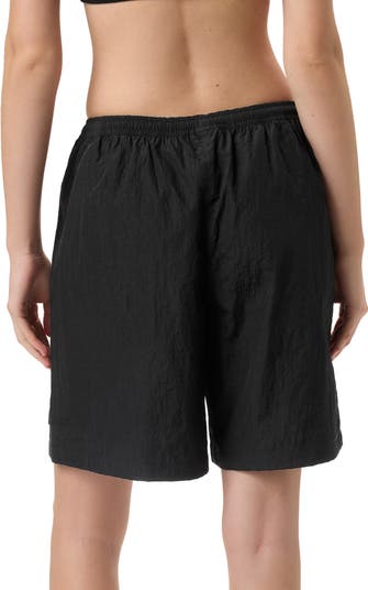 FILA x Hailey Nylon Crinkle Shorts | Nordstrom