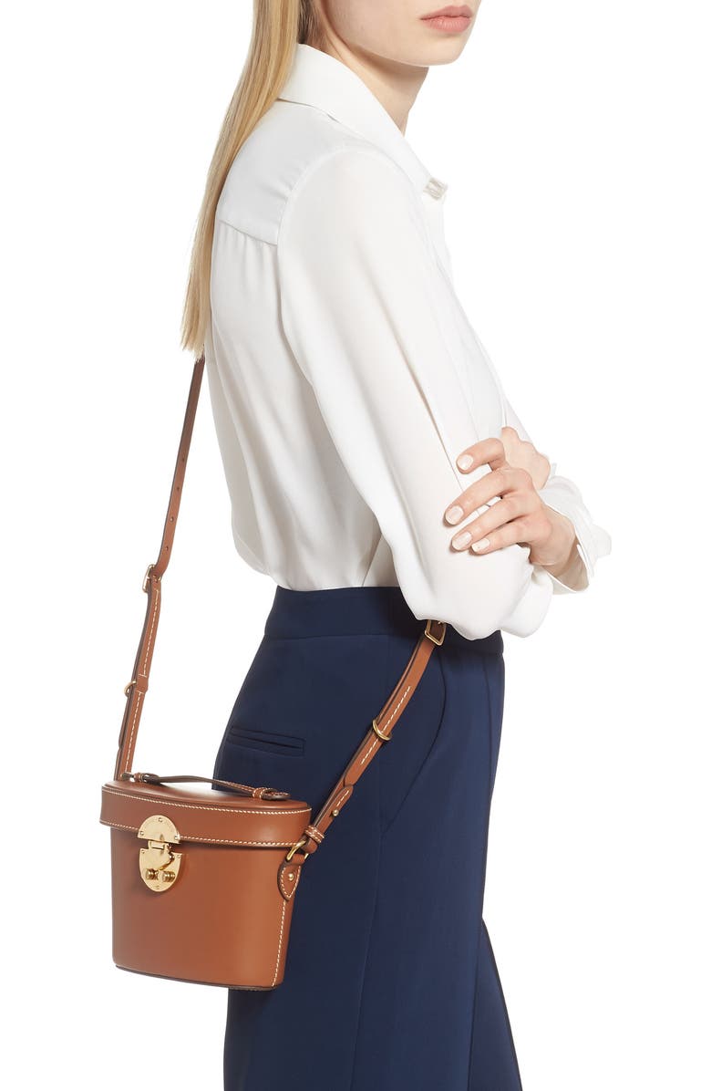 Miu Miu City Vanity Calfskin Leather Crossbody Bag, Alternate, color,