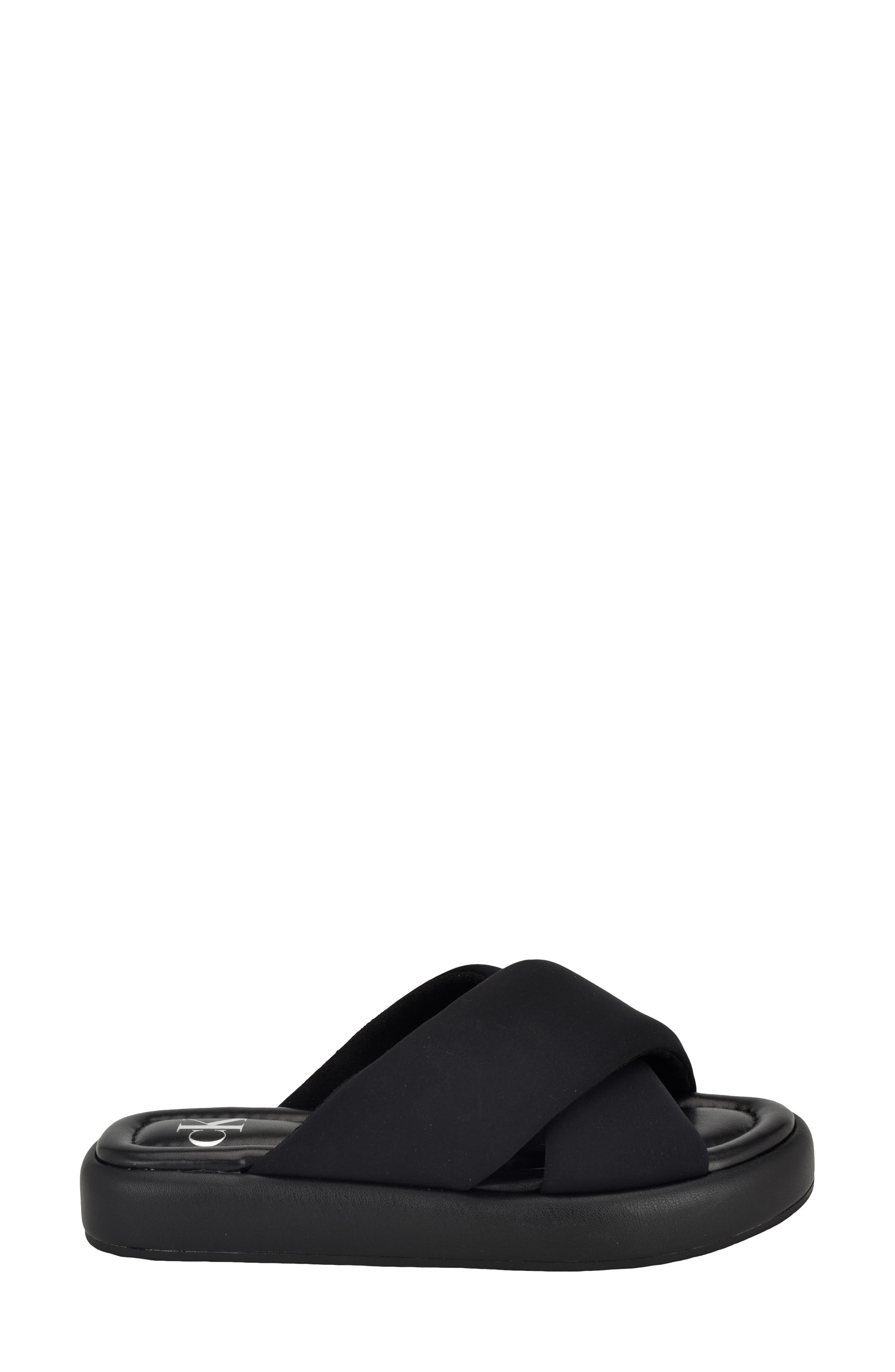Calvin Klein Evey Slide Sandal, Alternate, color, 