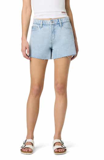 Hudson Jeans Gracie Raw Hem Denim Shorts