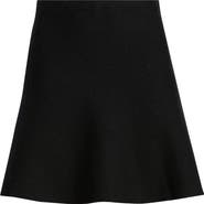 MANGO Flared Knit Skirt