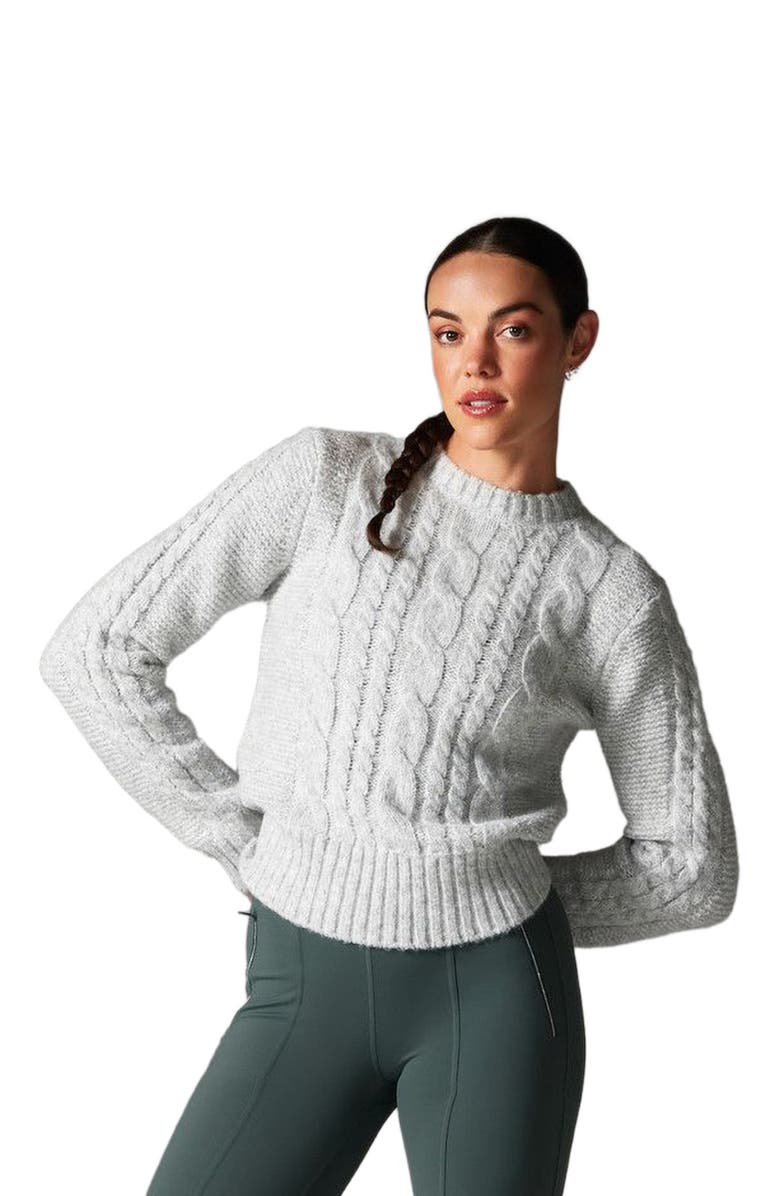 Tavi Classic Cable Sweater, Main, color, Fog