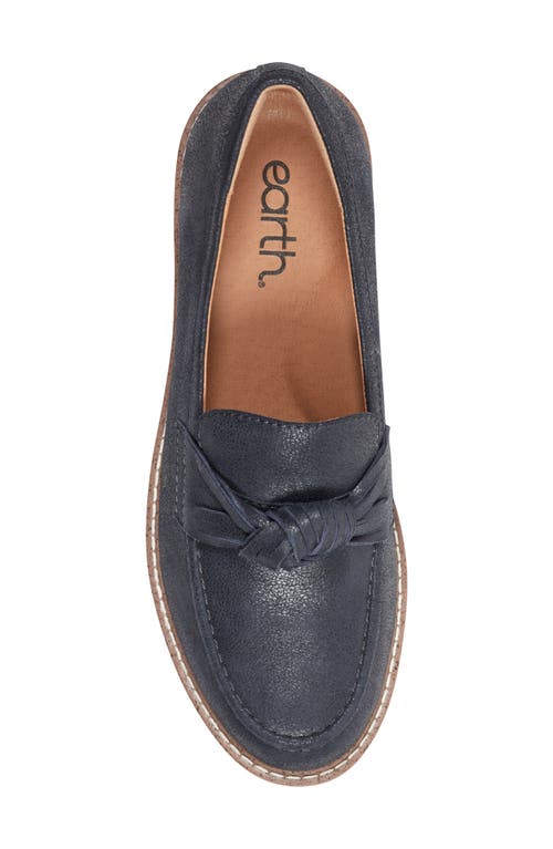Earth ® Jade Knot Detail Loafer In Blue