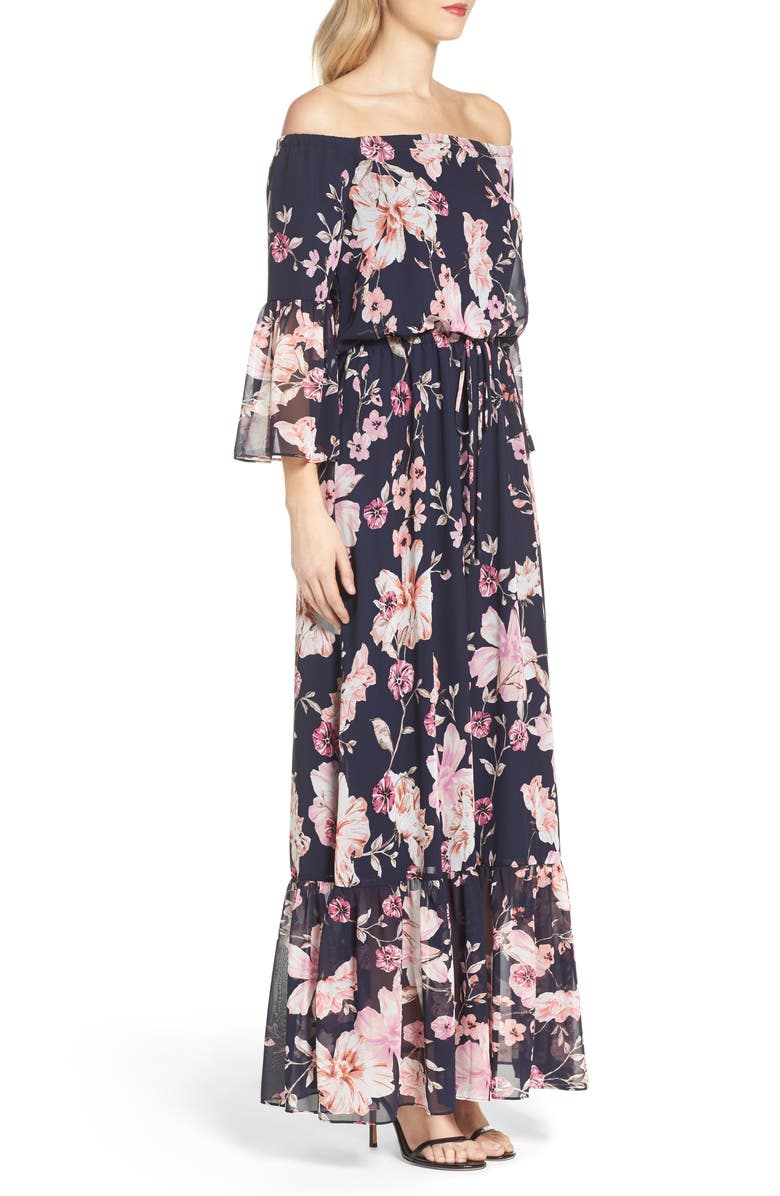 Eliza J Blouson Dress, Alternate, color, 