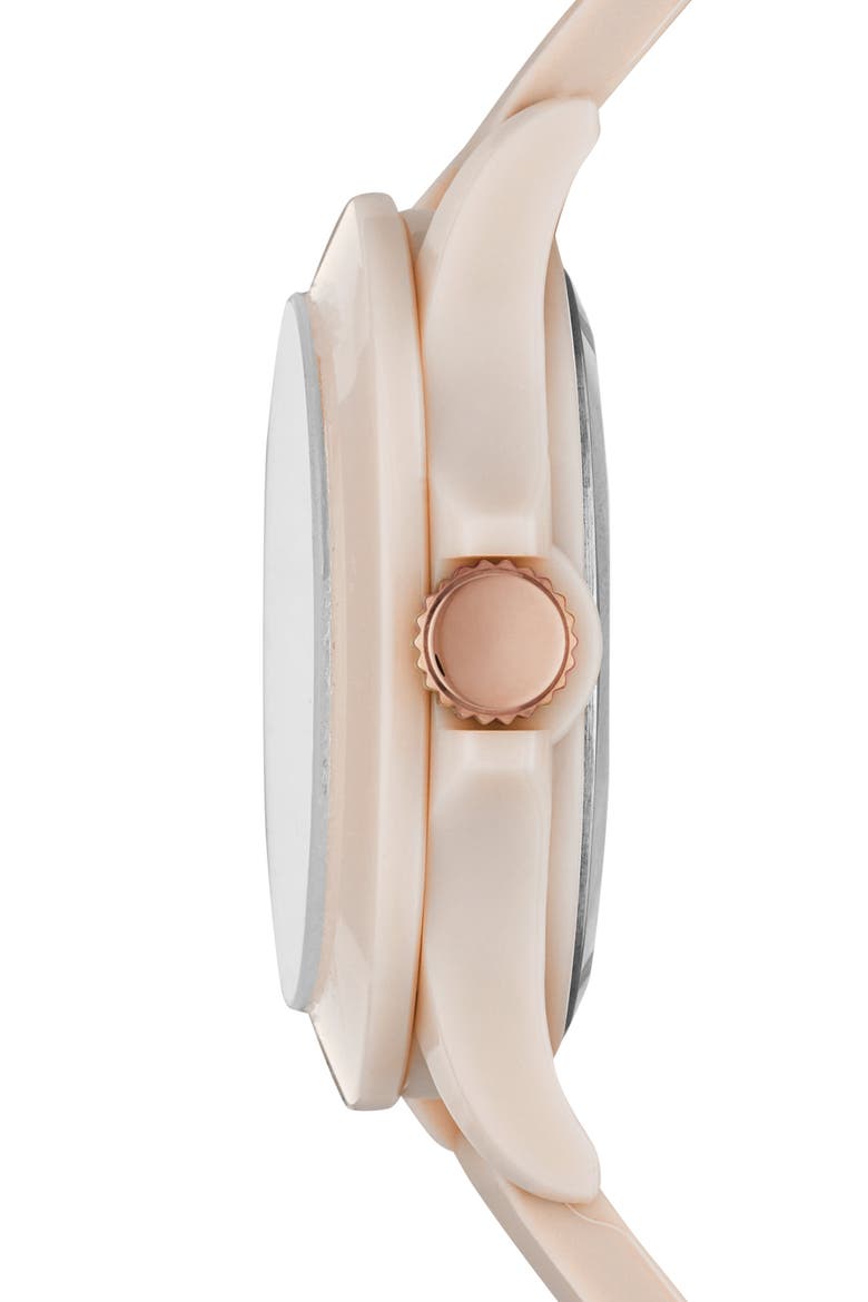 Rosencrans Quartz Silicone Strap Watch, 40mm, Alternate, color, BLUSH/ PINK