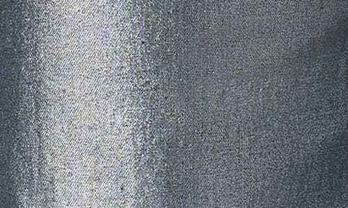 Joe's Metallic High Waist Wide Leg Ankle Jeans In Gray