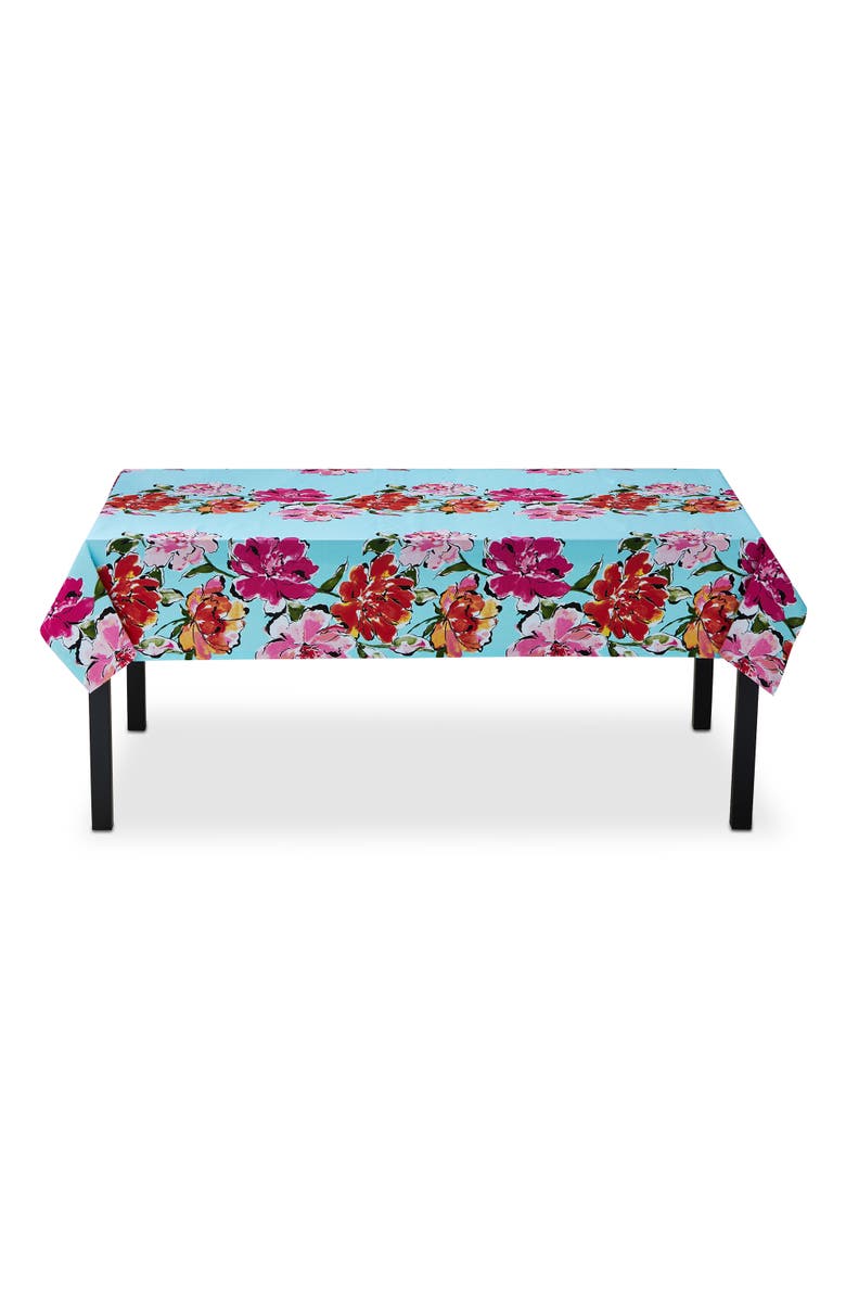 tag In Bloom Tablecloth Multi Cotton Spring, Main, color, Blue