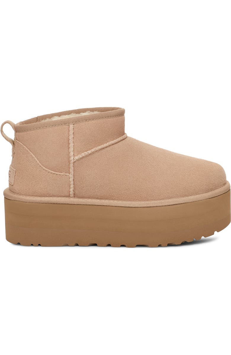 UGG<sup>®</sup> Classic Ultra Mini Platform Boot, Alternate, color, Sand